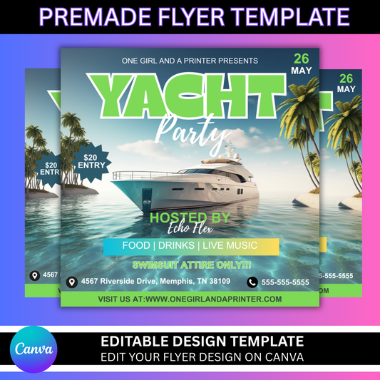 Yacht Party Template