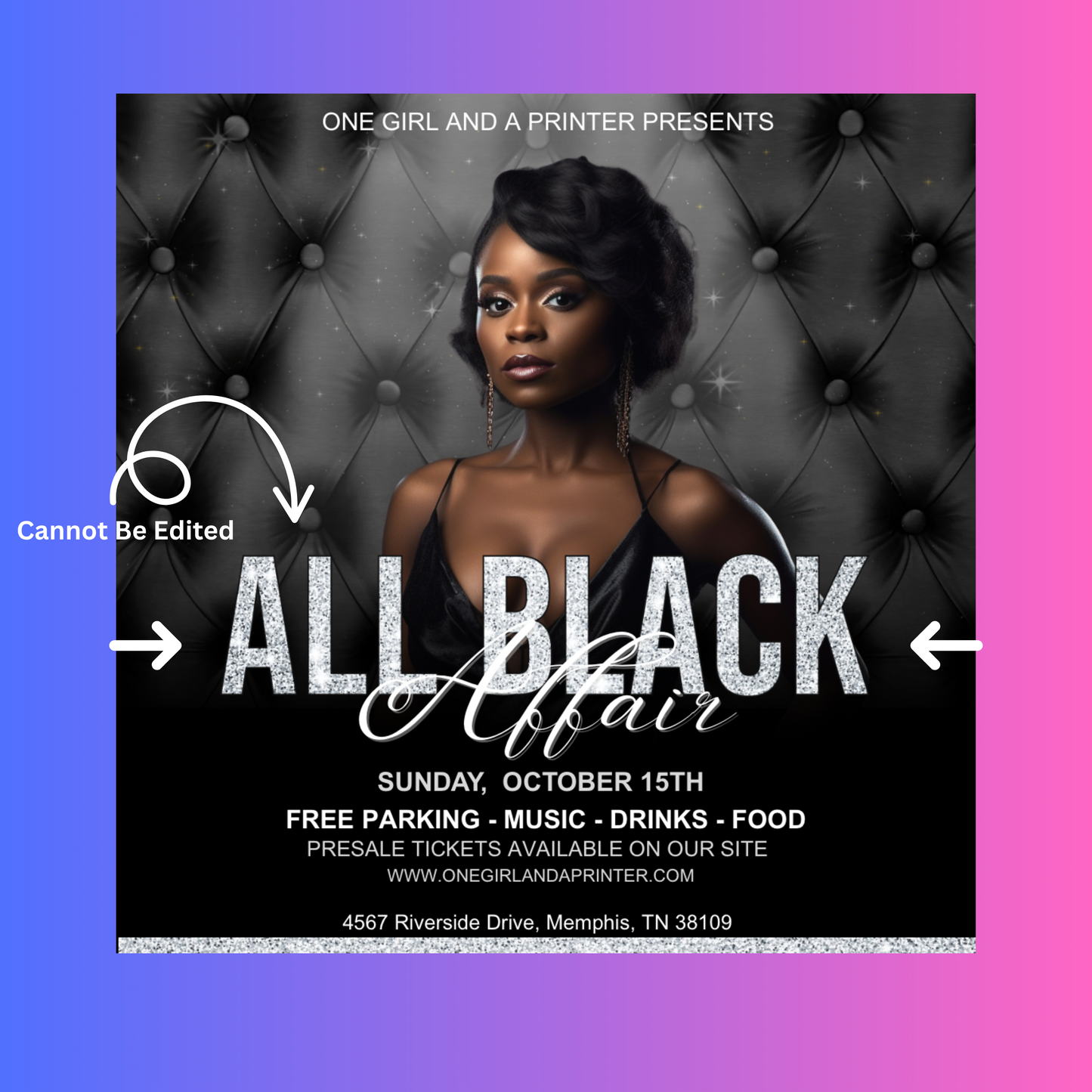 All Black Affair Template